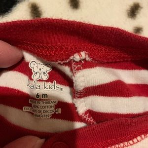 Koala kids Christmas onesie with Santa hat: Size 6m